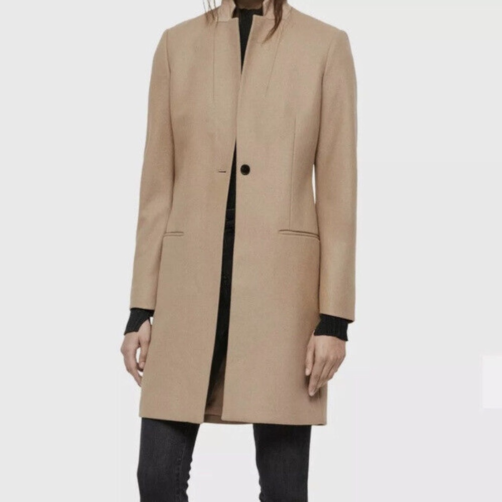 All Saints “Leni” Wool Coat Size 4 (36) - Picture 3 of 5